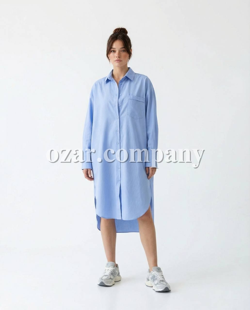 Женское Платье-Рубашка Fame