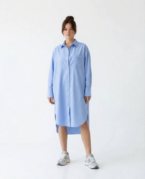 Женское Платье-Рубашка Fame