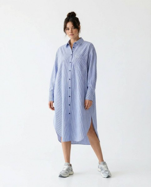 Женское Платье-Рубашка Fame