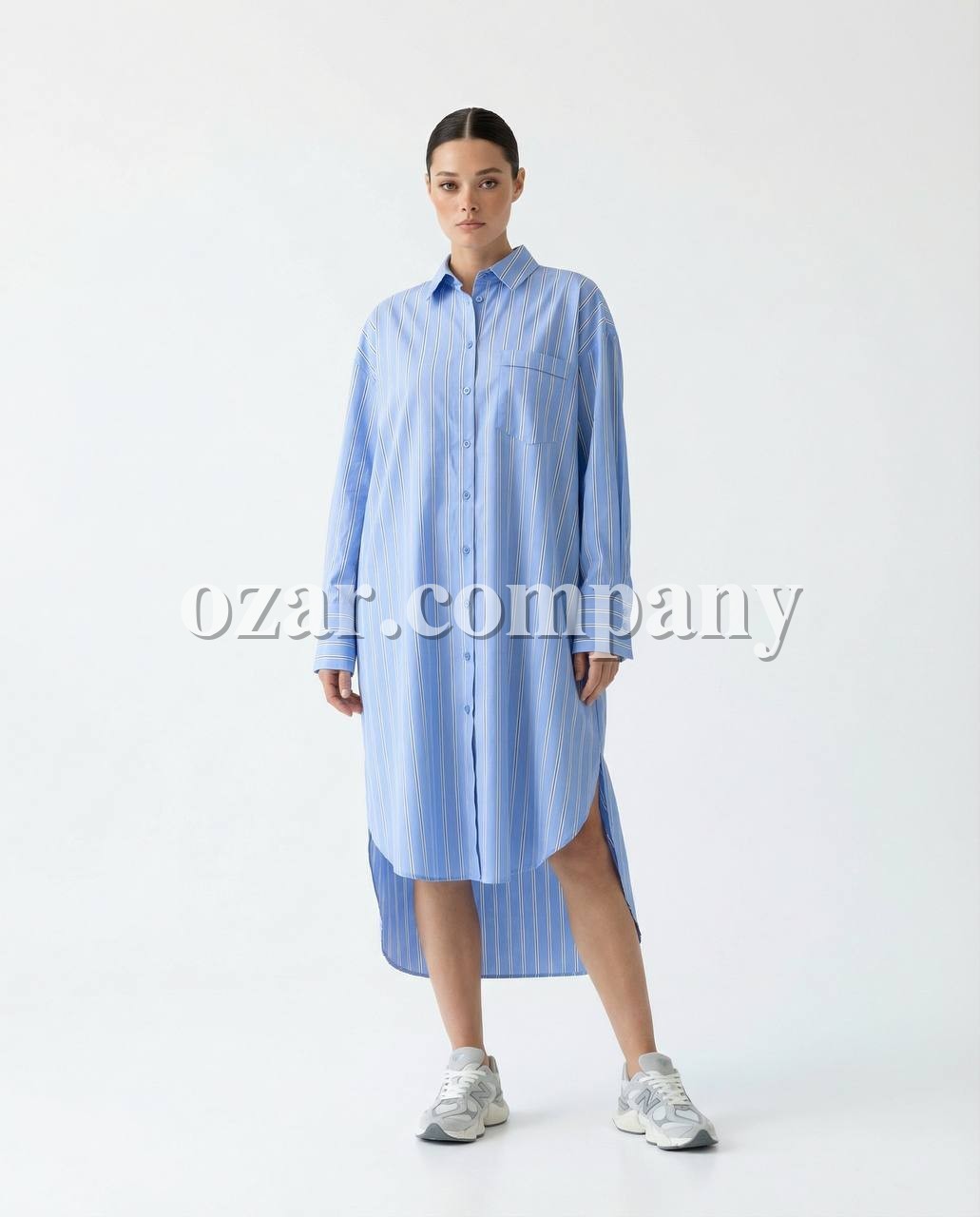 Женское Платье-Рубашка Fame