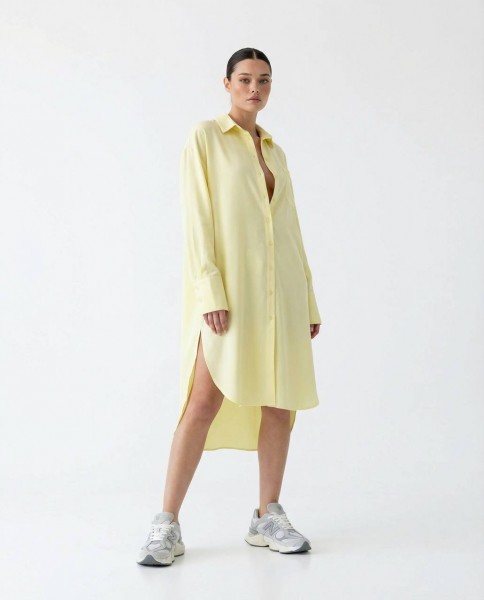 Женское Платье-Рубашка Fame