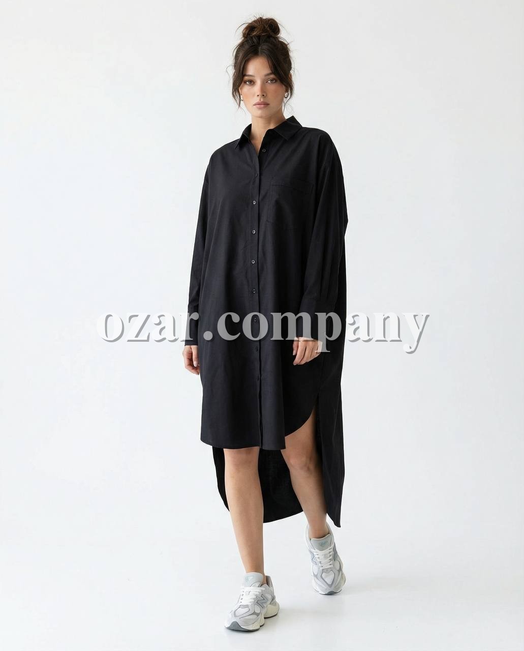 Женское Платье-Рубашка Fame