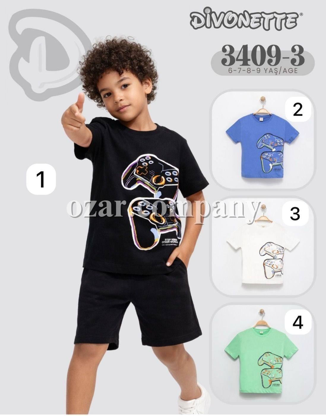 Футболка Для Мальчика Divonette (6-7-8-9лет) 