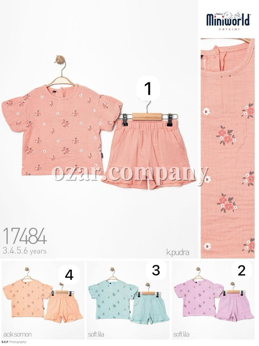 Муслиновый Костюм Для Девочки Miniworld (3-4-5-6лет) 