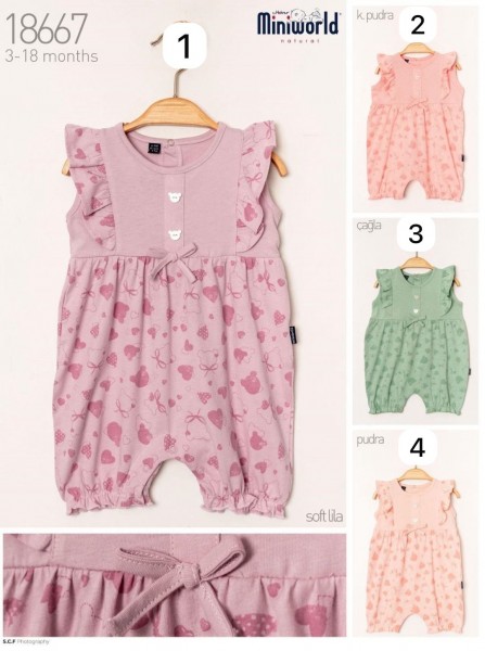 Песочник Для Девочки Miniworld (3-6/6-9/9-12/12-18мес.)