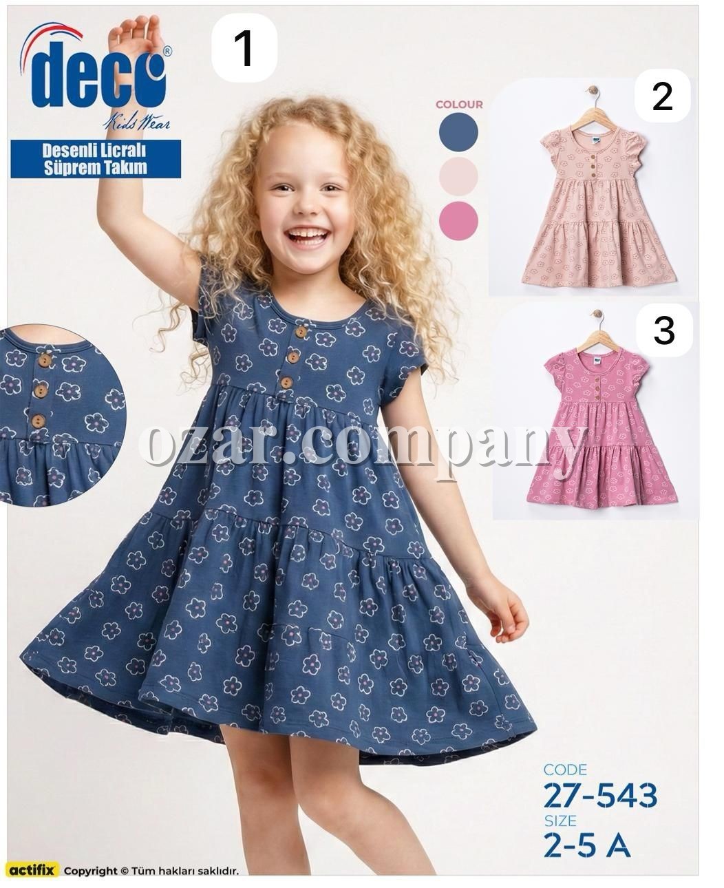 Платье Для Девочки Deco (2-3-4-5лет)