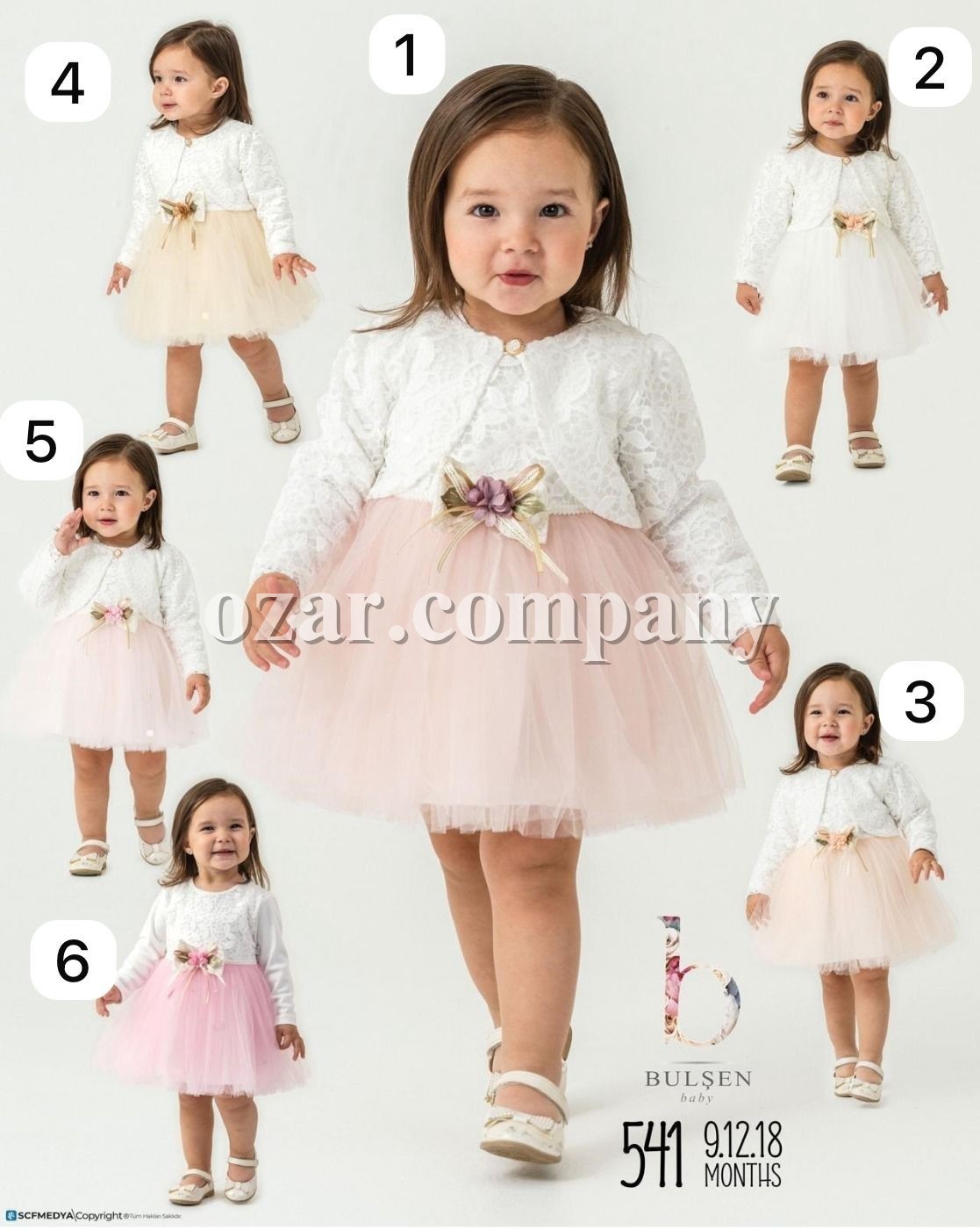 Нарядное Платье Для Девочки Bulsen (9-12-18мес.)