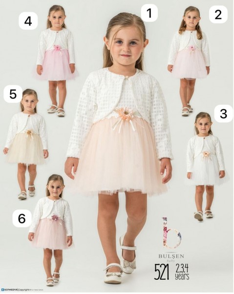 Нарядное Платье Для Девочки Bulsen (2-3-4лет) 