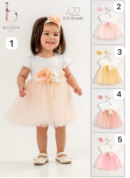 Нарядное Платье Для Девочки Bulsen (9-12-18мес.)