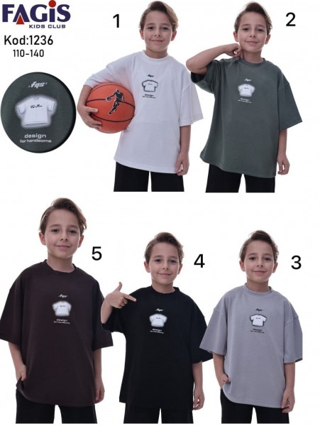 Футболка Для Мальчика Fagis (5-6-8-10лет) 