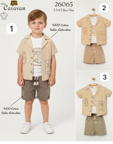 Костюм Тройка Для Мальчика Caravan (2-3-4-5лет)
