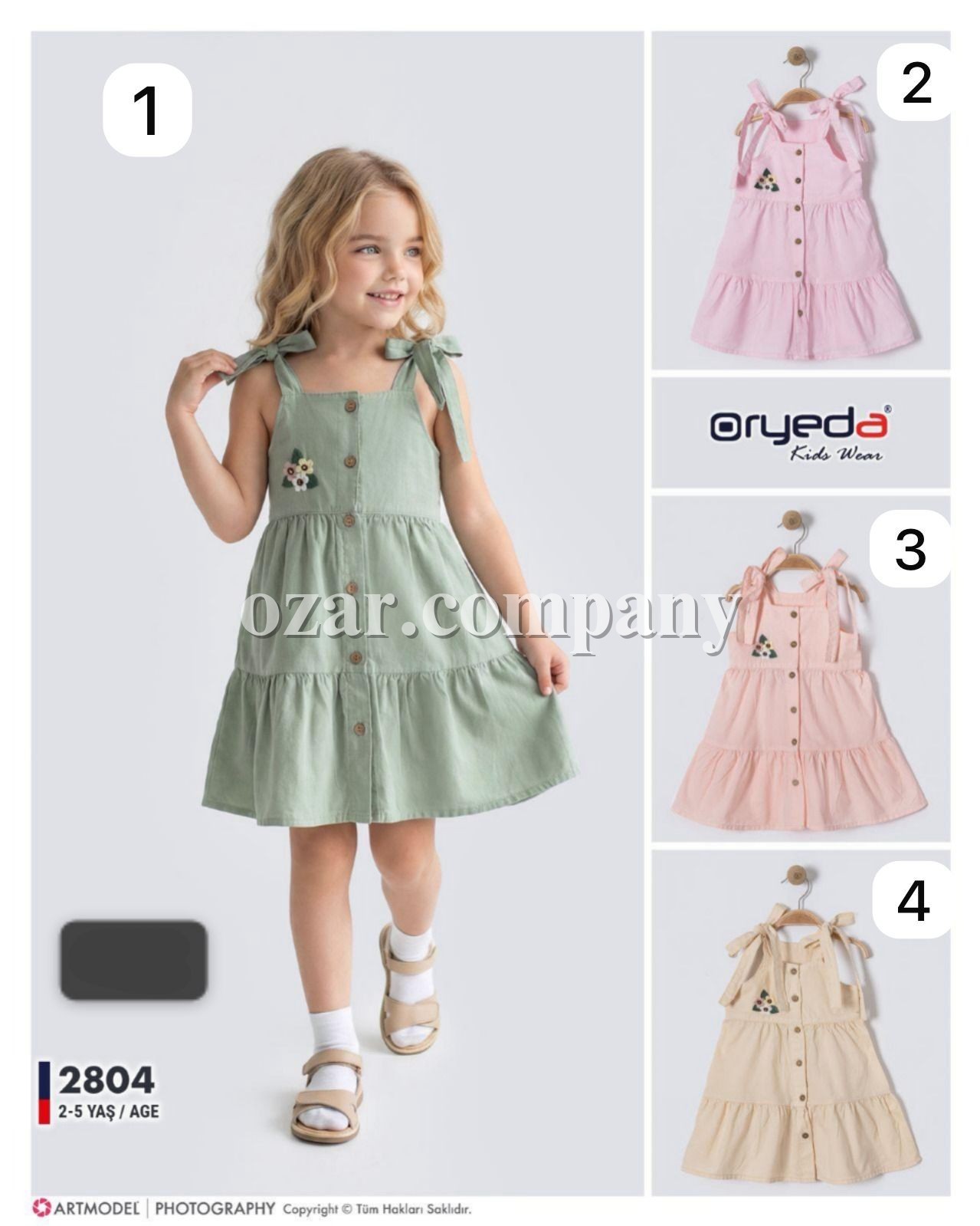 Сарафан Для Девочки Oryeda (2-3-4-5лет)