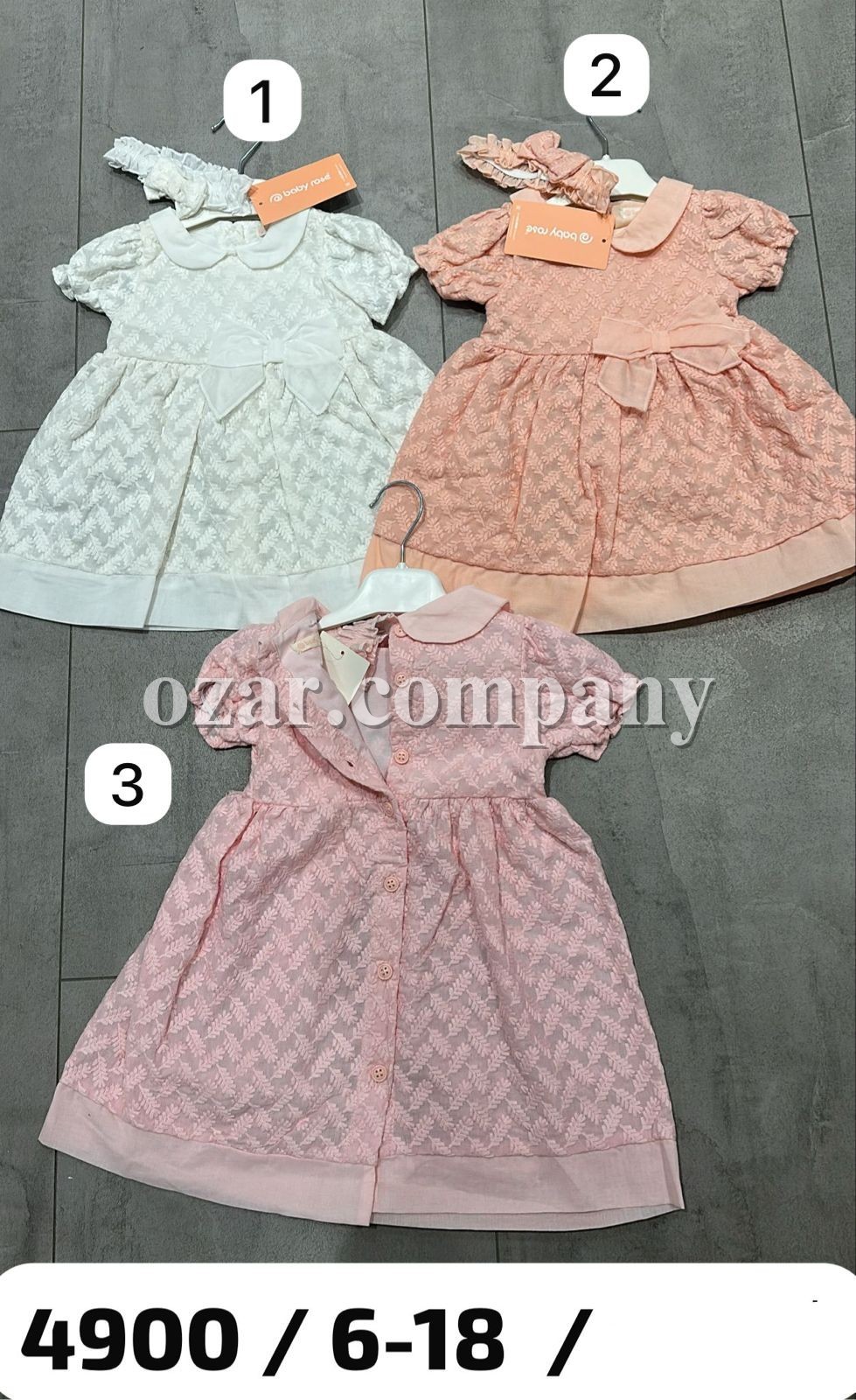 Платье Для Девочки Baby Rose (6-9-12-18мес.)