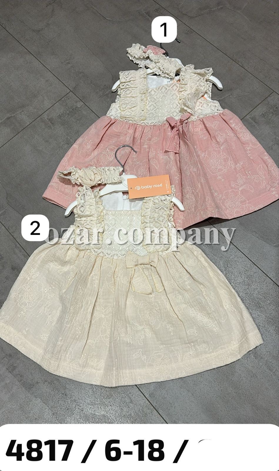 Платье Для Девочки Baby Rose (6-9-12-18мес.)