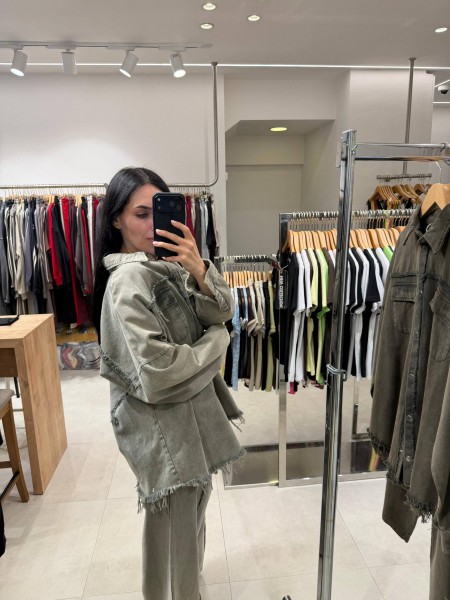 Женский Джинсовый Костюм Trikotto 