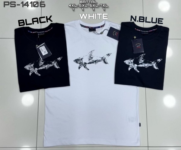 Мужская Футболка Paul&Shark (Большие размеры) 