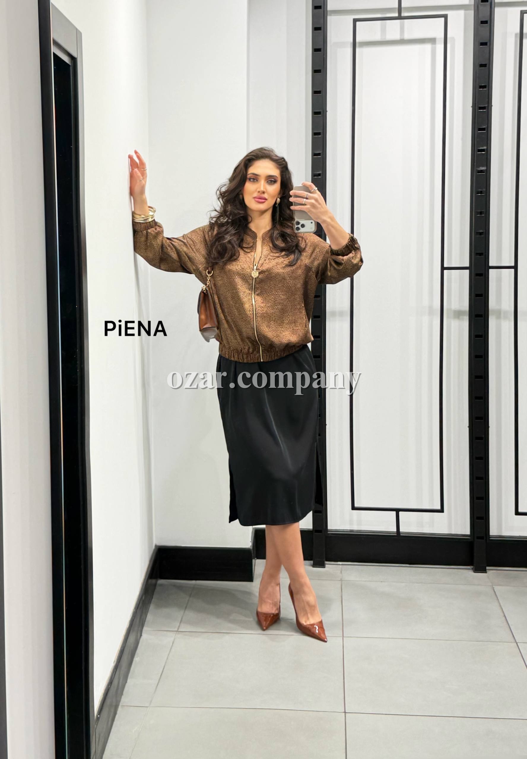 Женский Бомбер Piena (Большие размеры)