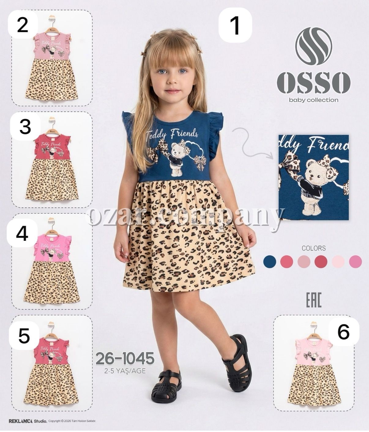 Платье Для Девочки OSSO (2-3-4-5лет)