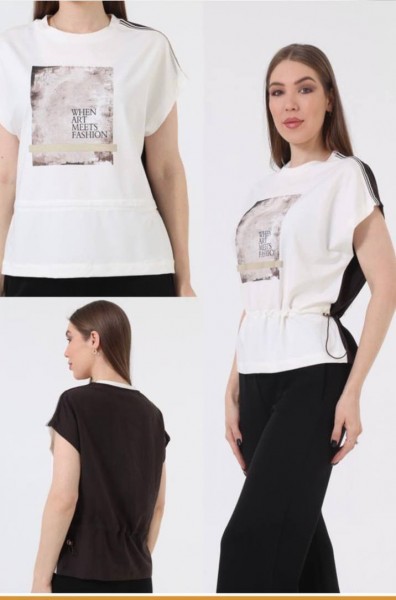 Женская Футболка Cute