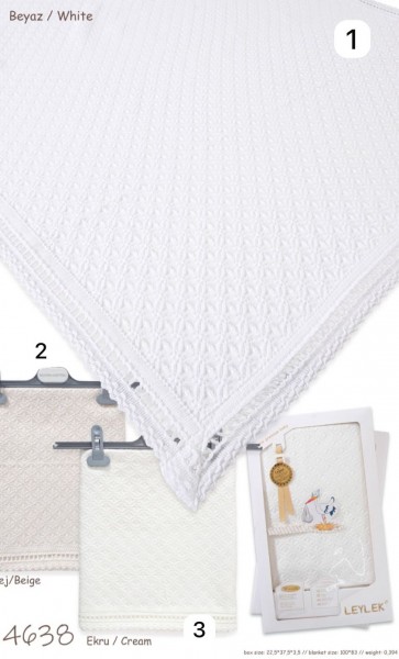 Покрывало Для Новорождённых Leylek (100*83см)