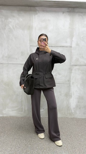 Женский Брендовый Трикотажный Костюм Тройка Loewe