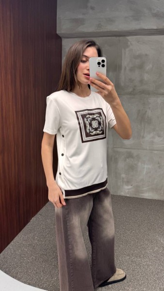 Женская Футболка Cute