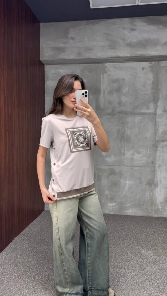 Женская Футболка Cute