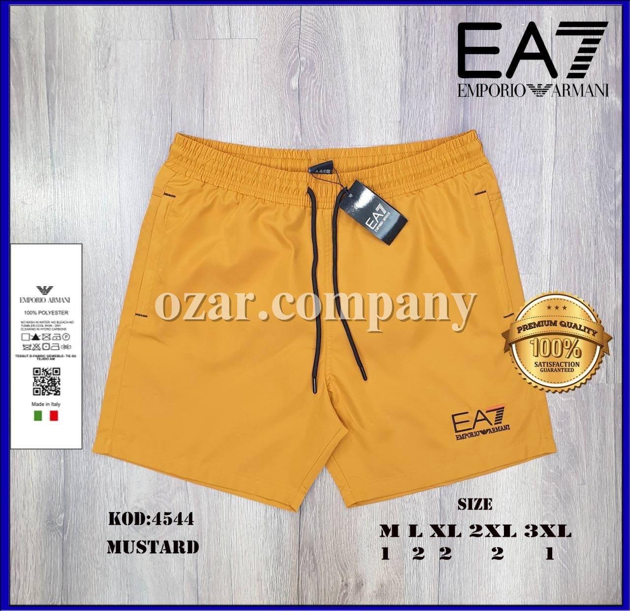 Мужские Пляжные Шорты Emporio Armani