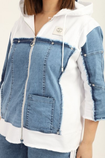 Женский Джинсовый Костюм Selly (Большие размеры) 