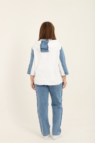 Женский Джинсовый Костюм Selly (Большие размеры) 