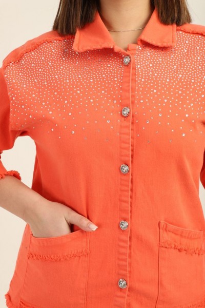 Женский Джинсовый Костюм Selly (Большие размеры) 