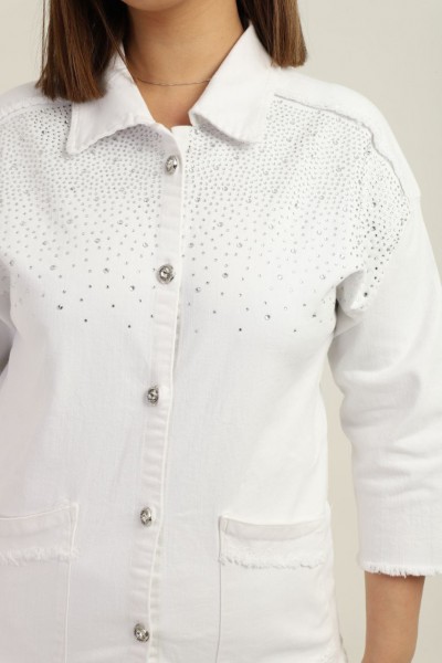 Женский Джинсовый Костюм Selly (Большие размеры) 