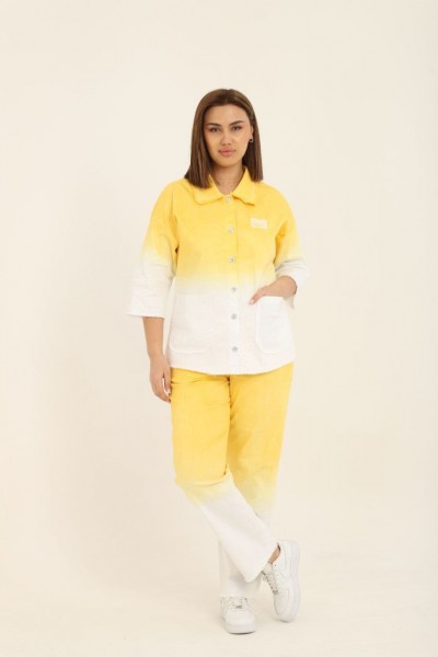 Женский Джинсовый Костюм Selly (Большие размеры) 