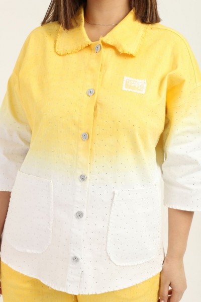 Женский Джинсовый Костюм Selly (Большие размеры) 