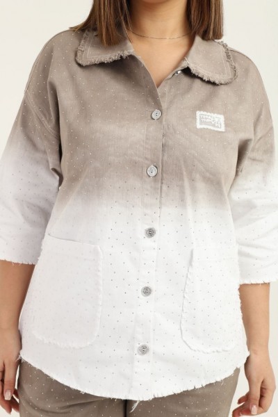 Женский Джинсовый Костюм Selly (Большие размеры) 