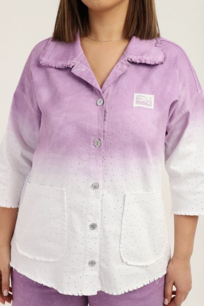 Женский Джинсовый Костюм Selly (Большие размеры) 