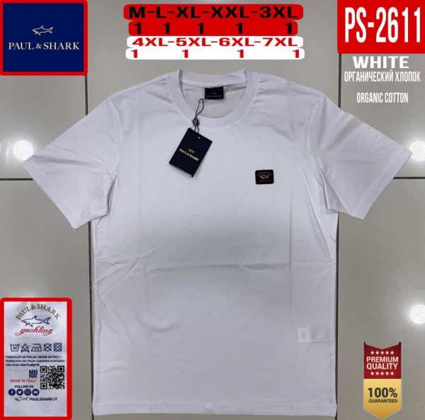 Мужская Футболка Paul&Shark (Большие размеры)