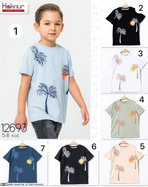 Футболка Для Мальчика Haknur (5-6-7-8лет) 