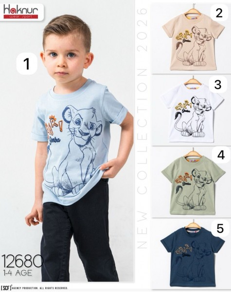 Футболка Для Мальчика Haknur (1-2-3-4лет) 