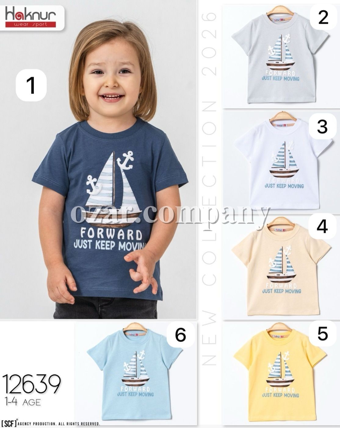 Футболка Для Мальчика Haknur (1-2-3-4лет) 