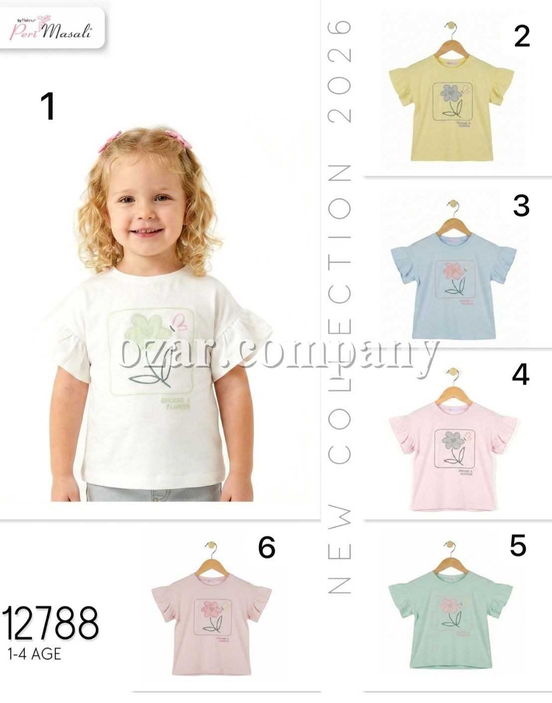 Футболка Для Девочки Peri Masali (1-2-3-4лет) 