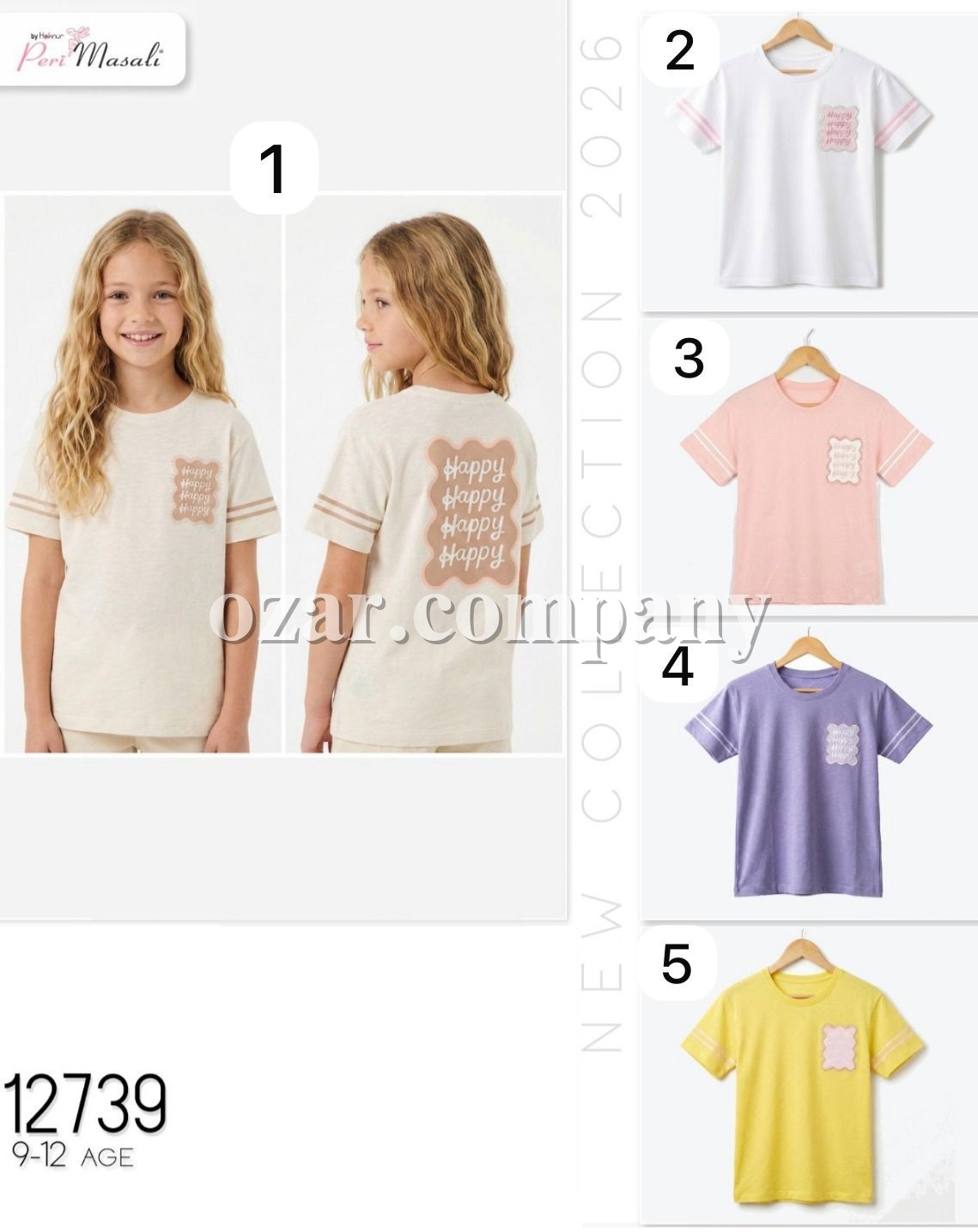 Футболка Для Девочки Peri Masali (9-10-11-12лет) 