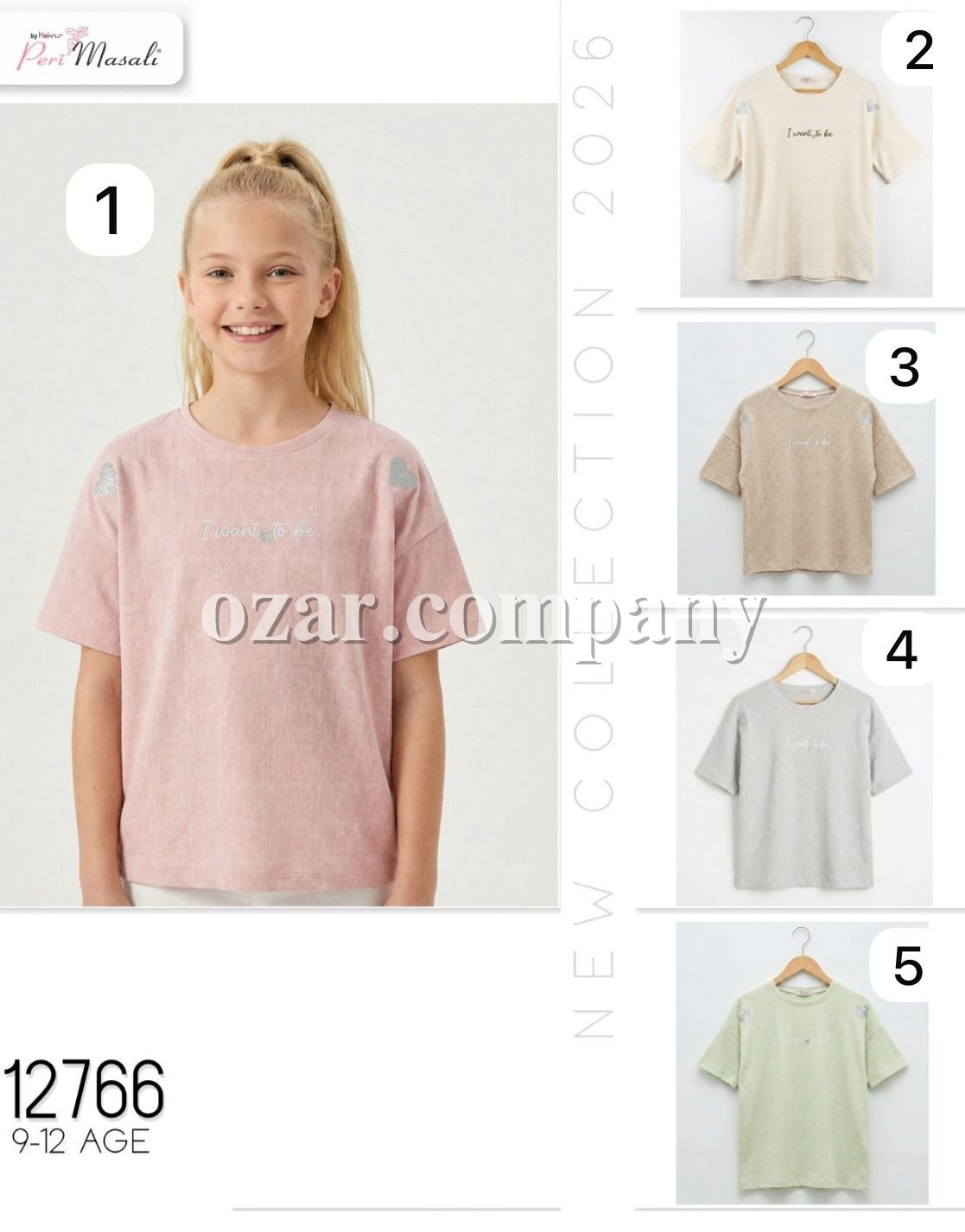 Футболка Для Девочки Peri Masali (9-10-11-12лет) 