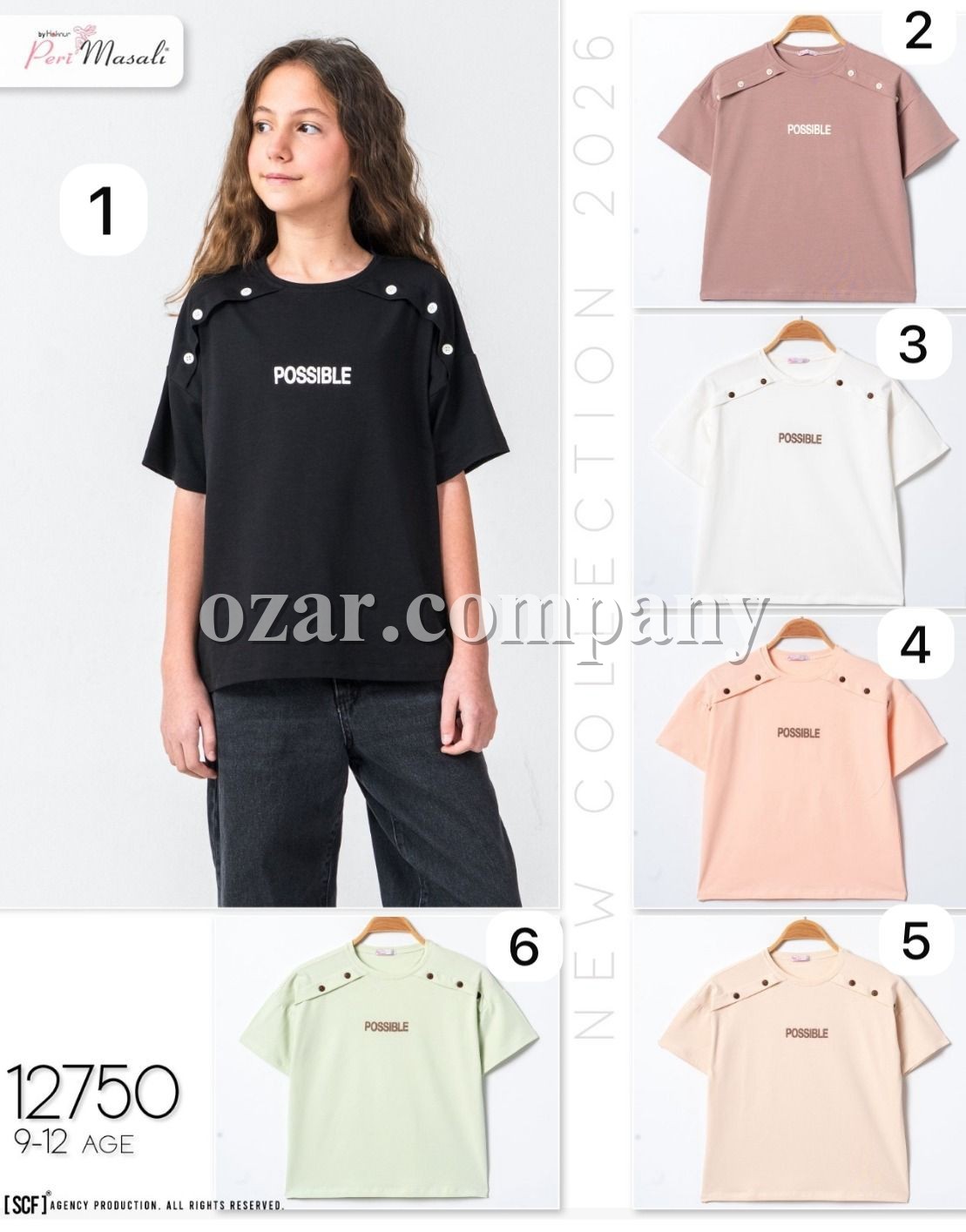 Футболка Для Девочки Peri Masali (9-10-11-12лет) 