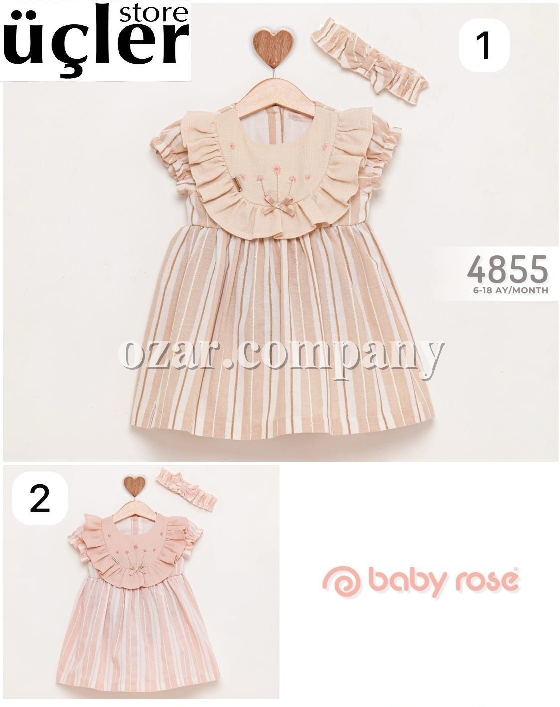 Платье Для Девочки Baby Rose (6-9-12-18мес.)