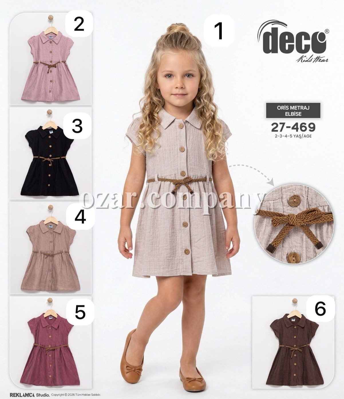 Платье Для Девочки Deco (2-3-4-5лет)