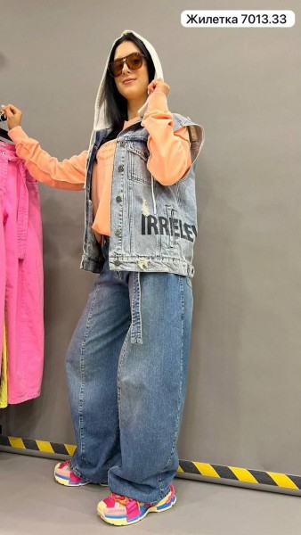 Женская Джинсовая Жилетка Speed Way