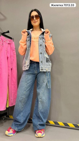 Женская Джинсовая Жилетка Speed Way