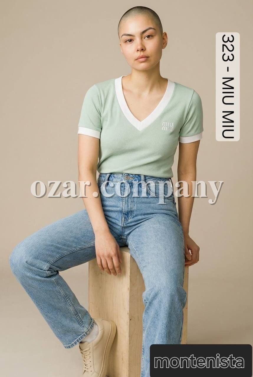 Женская Футболка Miu Miu