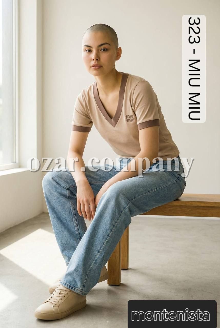 Женская Футболка Miu Miu